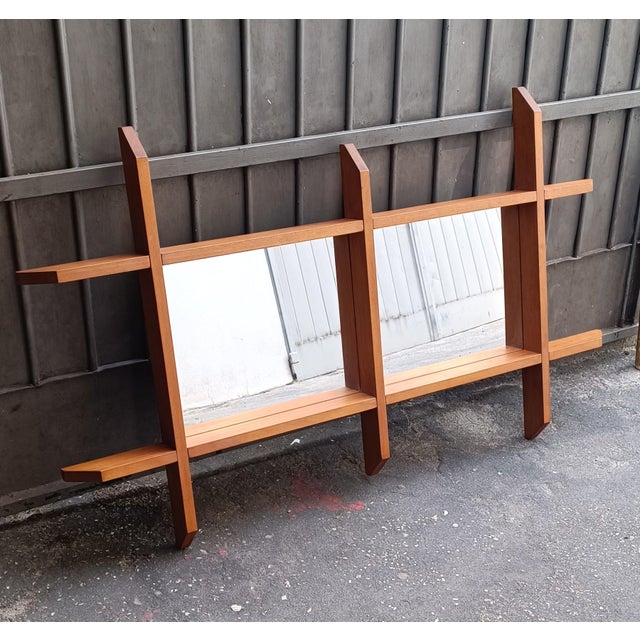 Vintage Swedish Picture-Shaped Mirror, 1970s For Sale - Image 9 of 11