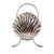Mid 20th Century Vintage English Style Silver Plate Shell Motif Biscuit Tray For Sale - Image 5 of 8