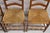 Antique Ladderback Primitive Rustic Oak Wood Rush Seat Dining Chairs - Set of 4 For Sale In Philadelphia - Image 6 of 11