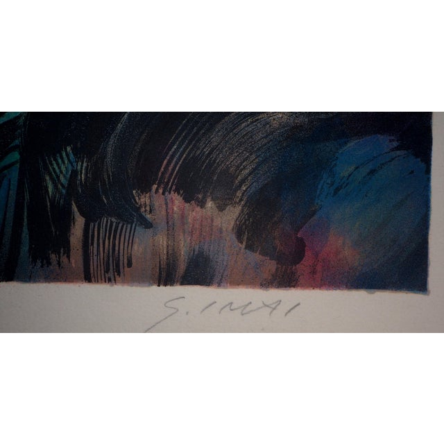 Modern Imai Sachiko, Portrait au chapeau, Lithograph For Sale - Image 3 of 8