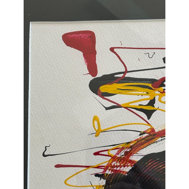 Mid 20th Century T. Oliver, 12 X 12 Painting, Mid-Century Modernist Abstract Painter For Sale - Image 5 of 9