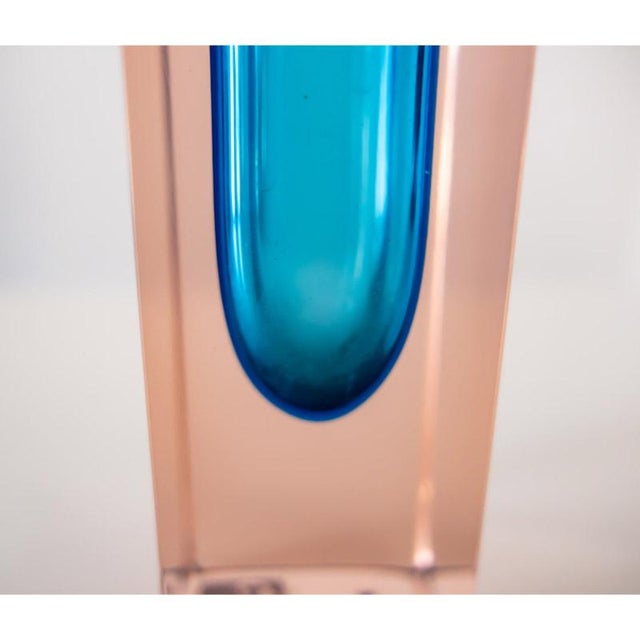 Murano Glass Vase attributed to Flavio Poli, 1960s For Sale - Image 7 of 17