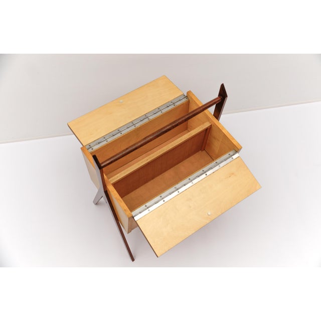 Mid-Century Modern Italian Sewing Box, 1960s For Sale - Image 10 of 12