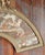 Early 20th Century Gold Fan Shaped Frame With Print For Sale - Image 4 of 11