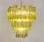 Mid-Century Modern Murano Glass Three-Tier Tube Chandelier, 1990s For Sale - Image 4 of 15