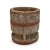 Original old village pestle pot from north India. Beautiful aged and sun bleached wood with lots of character, age, and...