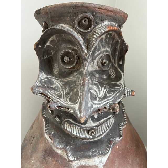 Sago Storage Jar by Iatmul Artist From Papua New Guinea For Sale - Image 4 of 8