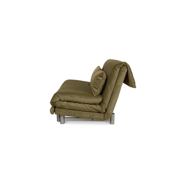 Multy Fabric Three-Seater Green Sofa with Manual Sleeping Function from Ligne Roset For Sale - Image 11 of 12