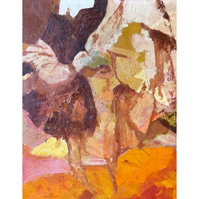 1964 Mid-Century Abstract Painting For Sale - Image 4 of 7