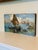 Blue Antique Nautical Oil Painting For Sale - Image 8 of 9