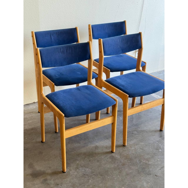 Textile 1960s Danish Modern Dining Chairs, Attributed to Erik Buch for Anderstrup Møbler - Set of 4 For Sale - Image 7 of 10