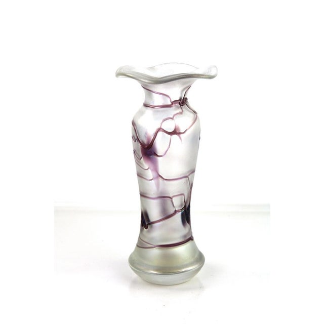 Art Nouveau Vase attributed to Baron von Poschinger For Sale - Image 6 of 6