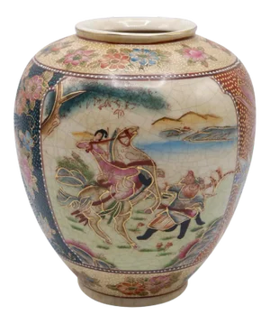Hand Painted Ceramic Chinese Vase
