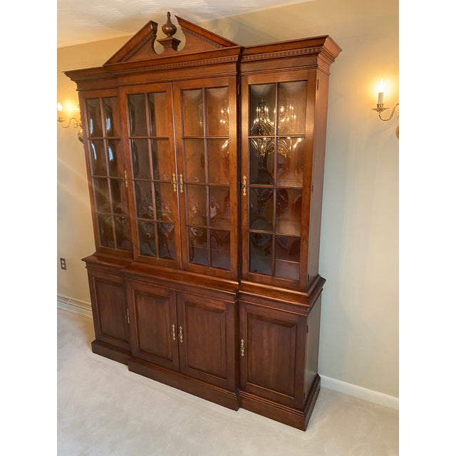 1970s Vintage Pennsylvania House Cherry Hutch Chairish