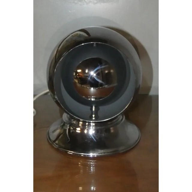 Chromed Table Lamp, Italy, 1970s For Sale - Image 10 of 10