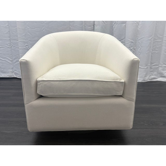 2020s Rh Reginald Swivel Chair For Sale - Image 5 of 18