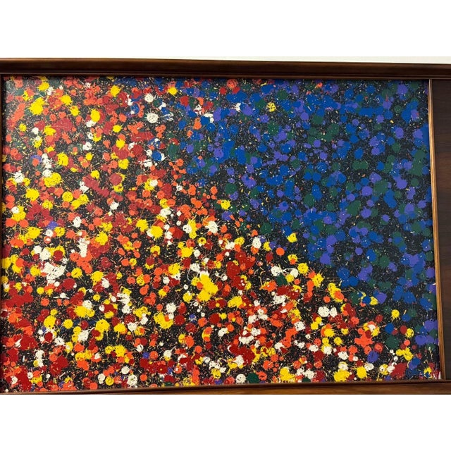 Original Chae Flux “The Battle of Power” Abstract Dots Painting For Sale - Image 4 of 9