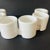 Vintage ikea ps varmeljushallare candlestick set in white ceramic designed by ehlen johansson in the 1990s. This stunning,...