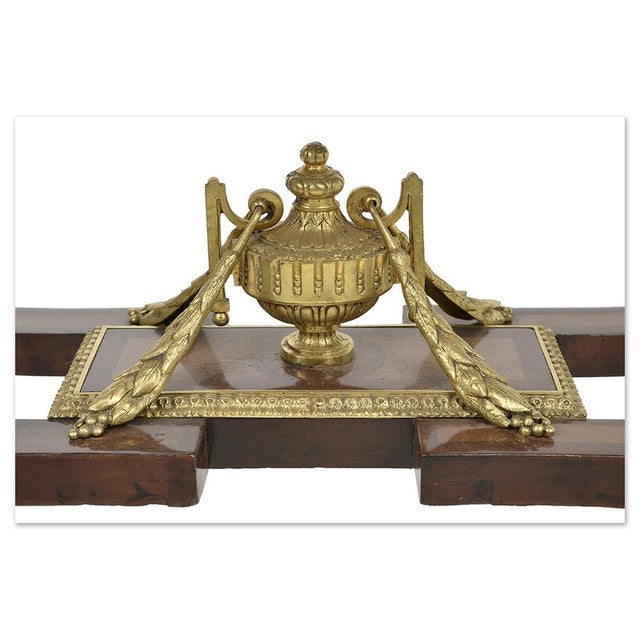 Brown 19th Century Marquetry Table For Sale - Image 8 of 10