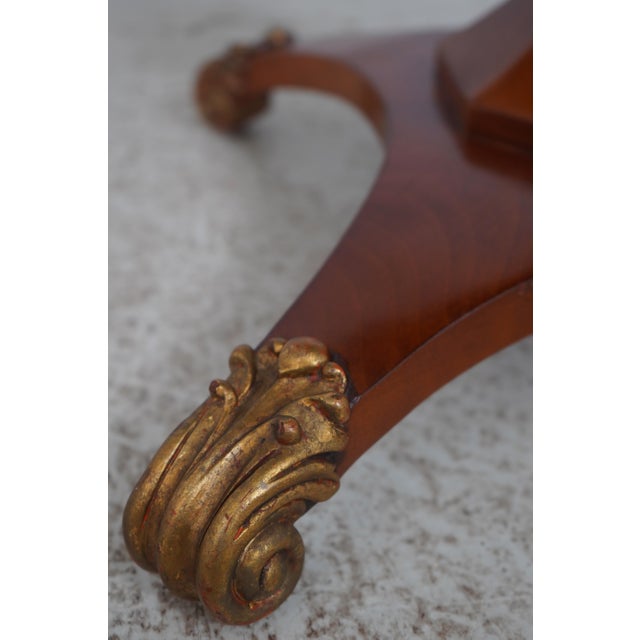 John Widdicomb Cherry Pedestal Oval Center Table For Sale - Image 9 of 13