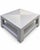 Off-white Grasscloth Wrapped Cocktail Table For Sale - Image 8 of 8