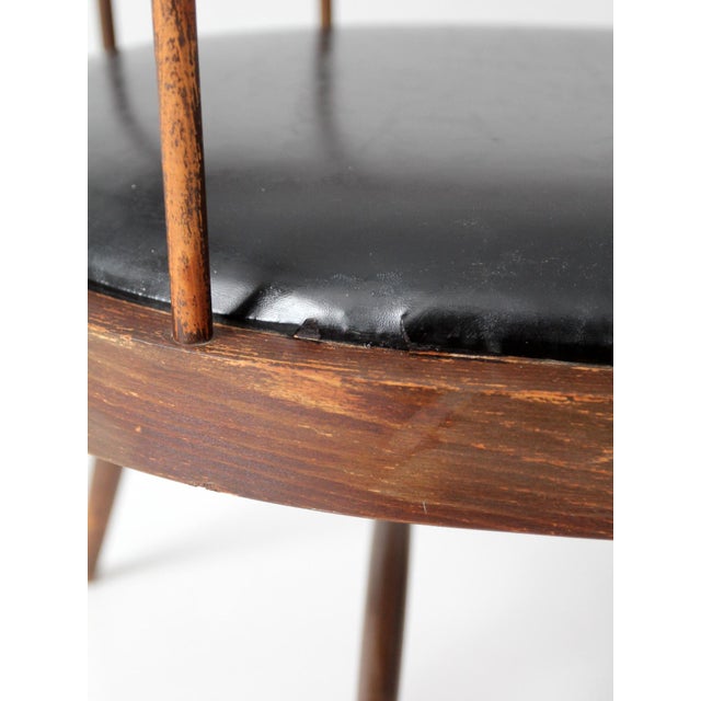Mid-Century Danish Modern Spindle Back Chair For Sale - Image 17 of 18