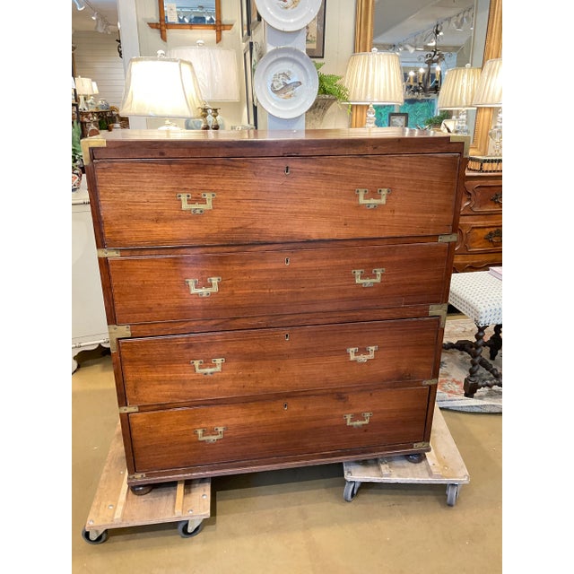 19th Century English Campaign Chest For Sale - Image 11 of 12