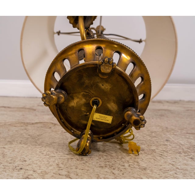 1990s Maitland Smith French Empire French Bouillotte Lamp For Sale - Image 17 of 18