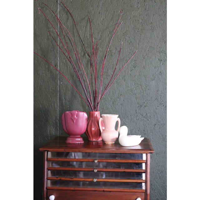 Antique Spool Cabinet With Glass Drawers From the Late 1800s For Sale - Image 13 of 14