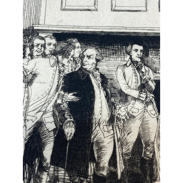John Winkler "The Constitutional Convention" Original Signed Etching C.1932 For Sale - Image 11 of 13