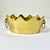 1980s 1980s Vintage English Hollywood Regency Art Deco Brass Oval Crown Catchall, After Mottahedeh, Bear Handles. For Sale - Image 5 of 11