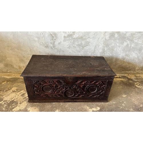 Small Indonesian Carved Wooden Chest For Sale - Image 9 of 18