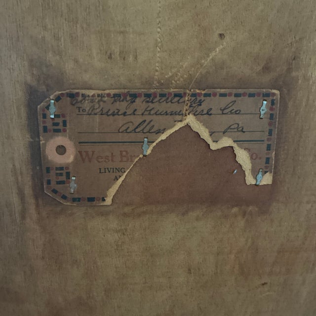 Oxblood Red Antique Mahogany Secretary Desk With Glazed Bookcase, Circa 1910s–1920s For Sale - Image 8 of 12