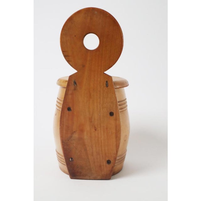 Victorian Treenware Hanging Salt Boxes, 19th Century, Set of 2 For Sale - Image 6 of 13