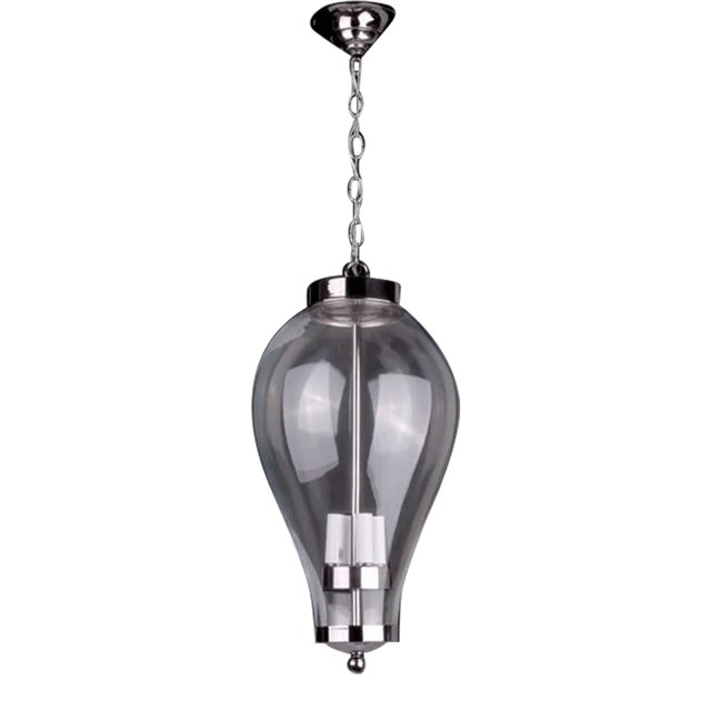 Ballo Pendant in Silver Finish For Sale