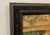 Mid 20th Century Roman Fresco Oil Painting Signed 'Fabriano' with Black Frame For Sale - Image 10 of 18