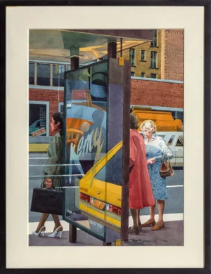 Don David Bus Stop, New York City circa 1980