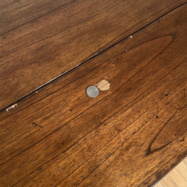 Vintage Expandable Barley Twist Dining Library Hunt Table With Drawer 64" Long For Sale - Image 12 of 12