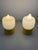 Vintage Bedside Lamps in Colored Metal and Opal Glass, 1970s, Set of 2 For Sale - Image 3 of 12