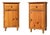 Leksvik Bedside Table with Drawer and Cupboard with Left and Right Doors from Ikea, Set of 2 For Sale