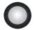 Mid 20th Century Mid 20th Century Ebonized Convex Mirror For Sale - Image 5 of 5