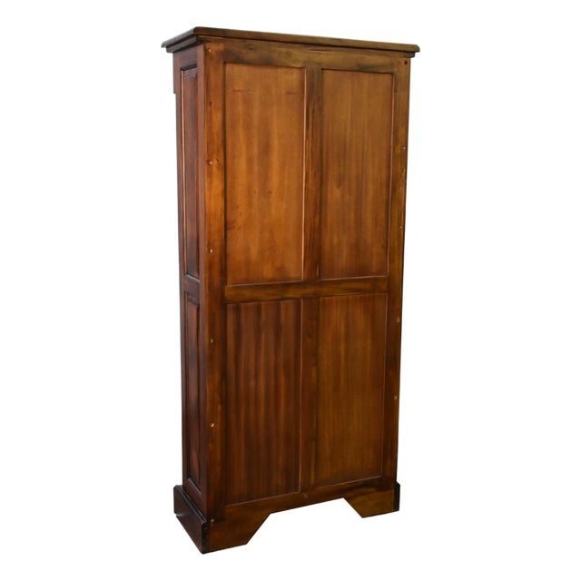 Legacy Open Bookcase - Brown Walnut For Sale