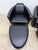 Enzo Luca Art Deco Revival Leather Lounge Chairs and Footrests, 1990s - A Pair For Sale - Image 11 of 18