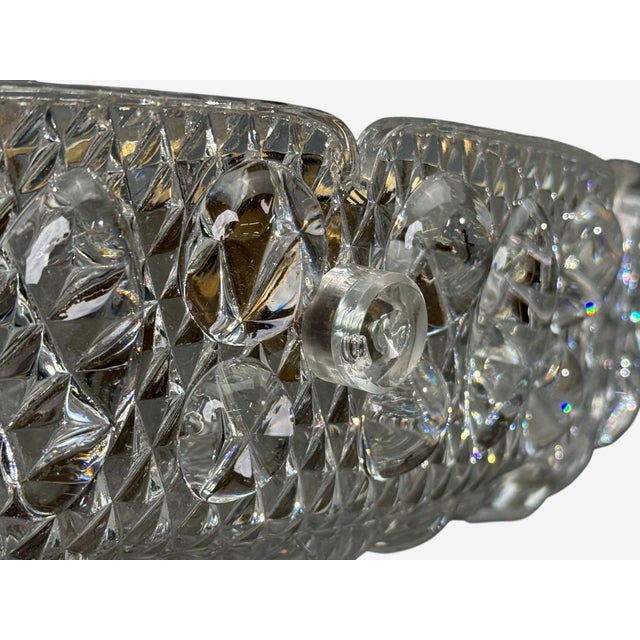 1960s Carl Fagerlund, Pendant Light, Textured Glass, Brass For Sale - Image 9 of 15