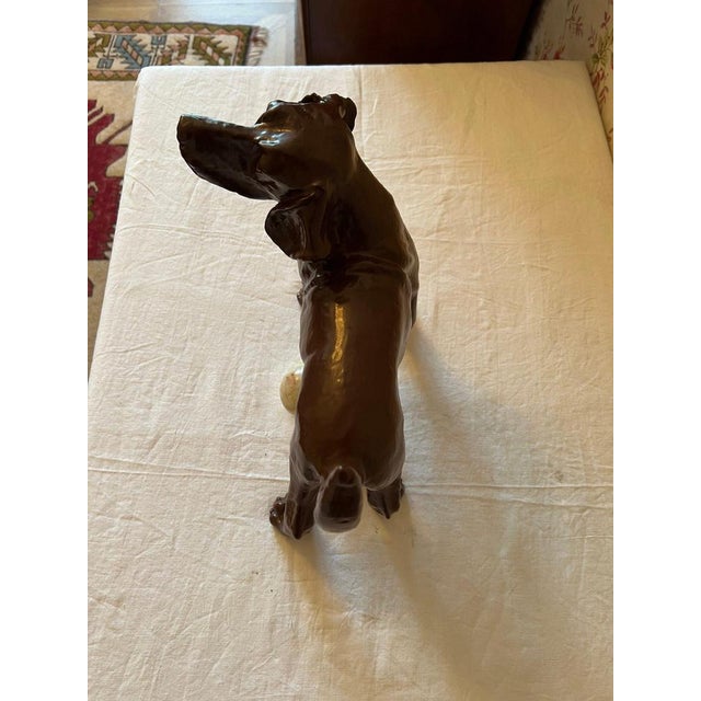 Victorian Cast Iron Figure of a Labrador Dog For Sale - Image 3 of 7