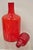 Mid 20th Century Mid Century Modern Blenko Large Red Blown Art Glass Vase Vessel Jug With Stopper For Sale - Image 5 of 9