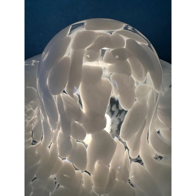 Murano Glass Table Lamp attributed to Mazzega, 1970s For Sale - Image 11 of 12