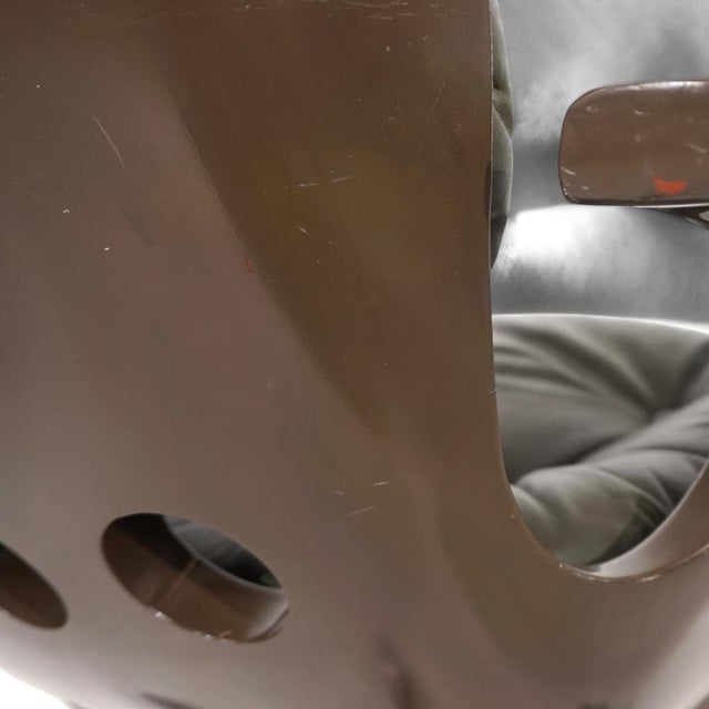 Animal Skin Space Age 7112 Leather Office Chair by Martin Stoll for Stoll Giroflex, 1970 For Sale - Image 7 of 18