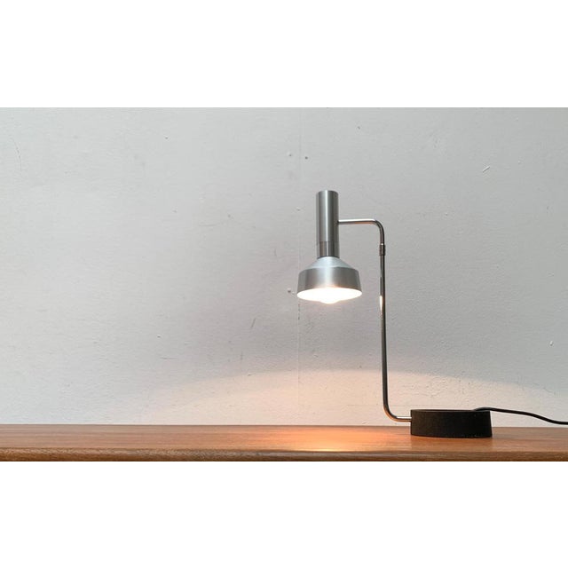 Black Mid-Century Swiss Minimalist Minilux Table Lamp by Rosemarie and Rico Baltensweiler for Baltensweiler, 1960s For Sale - Image 8 of 18