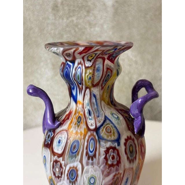 Vintage Vase in Murano Glass from Fratelli Toso, 1920 For Sale - Image 3 of 12